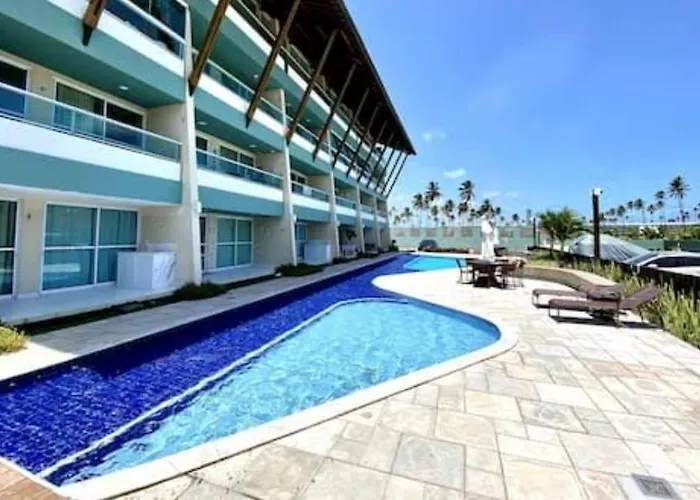 Flat Terreo,Frente Piscinas, Nascente, Maravilhoso. Apartamento Pôrto das Galinhas